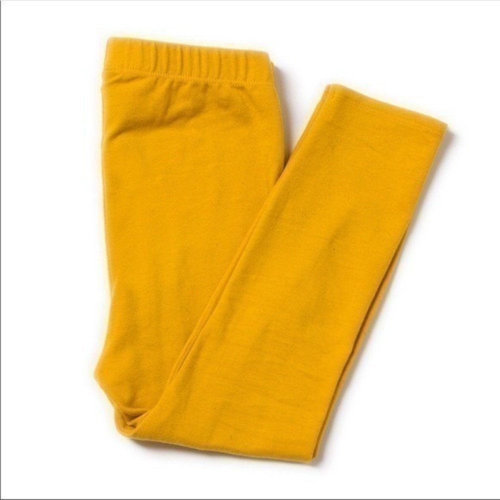 Little Green Radicals Gold Organic Cotton Elastic Waist Leggings‎ Size 5-6Y - Picture 2 of 3